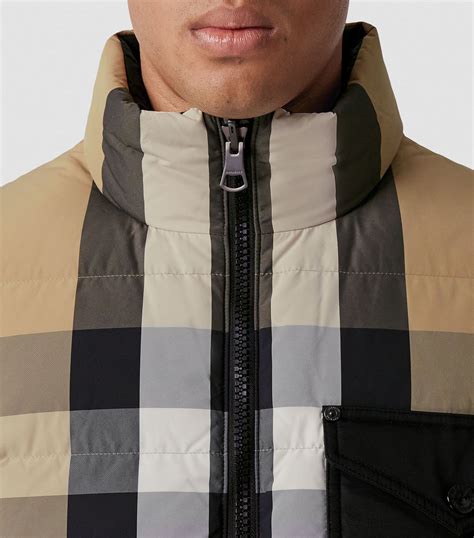 mens burberry gilet|Burberry jacket men's sale.